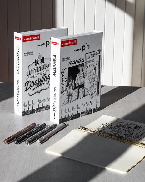 Uni pin starter kit lettering - 4