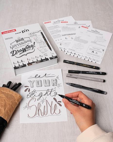 Uni pin starter kit lettering - 5