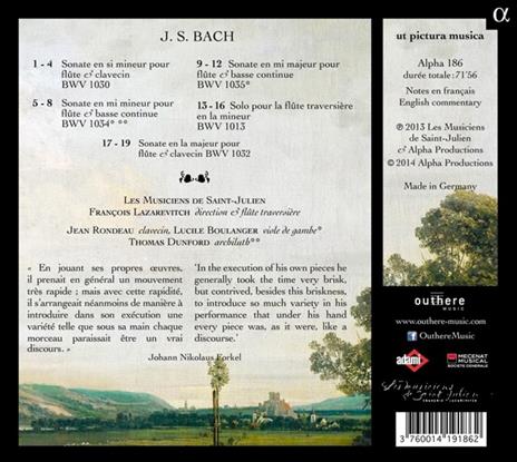 Sonate per Flauto - CD Audio di Johann Sebastian Bach - 2