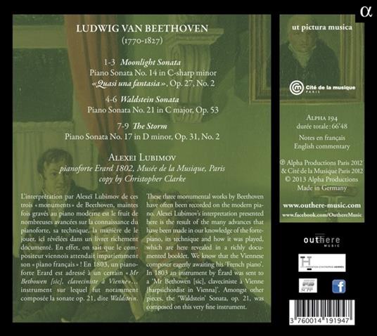 Sonate per pianoforte - CD Audio di Ludwig van Beethoven,Alexei Lubimov - 2