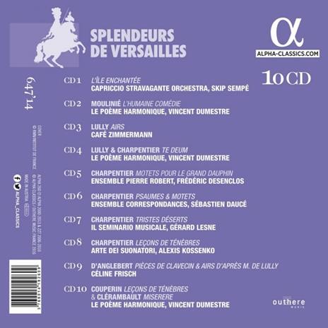 Splendeurs De Versailles - CD Audio - 2
