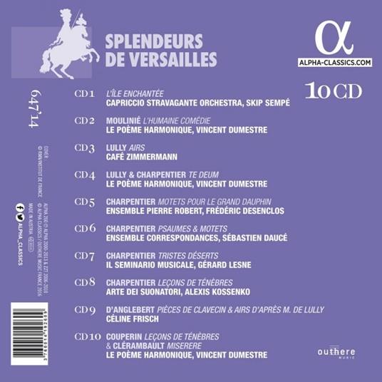 Splendeurs De Versailles - CD Audio - 2