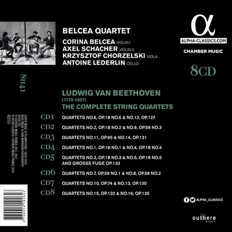 Quartetti per Archi (Integrale) - CD Audio di Ludwig van Beethoven - 2