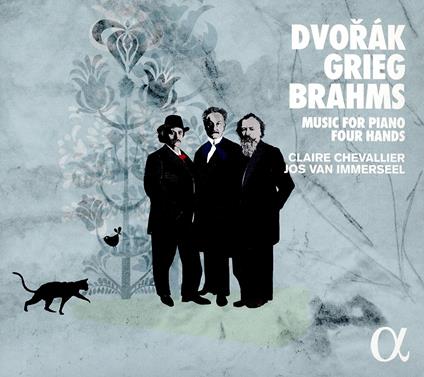 Musica per pianoforte a 4 Mani - CD Audio di Johannes Brahms,Antonin Dvorak,Edvard Grieg