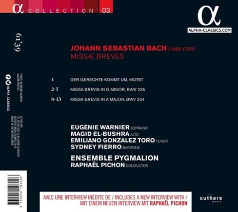 Missae Breves Bwv234 - 235 - CD Audio di Johann Sebastian Bach - 2