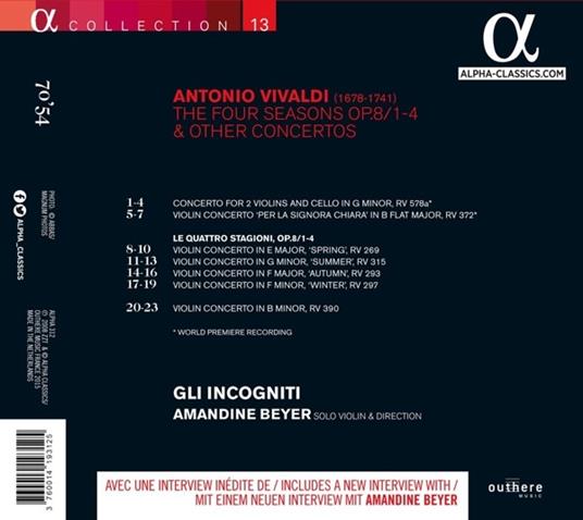 Four Seasons - CD Audio di Antonio Vivaldi - 2