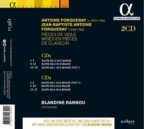 Pieces De Viole - CD Audio di Jean-Baptiste Forqueray - 2