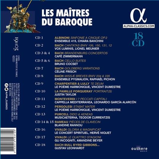 Les Maitres Du Baroque - CD Audio - 2