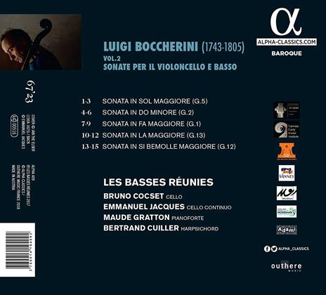 Sonate per violoncello vol.2 - CD Audio di Luigi Boccherini - 2