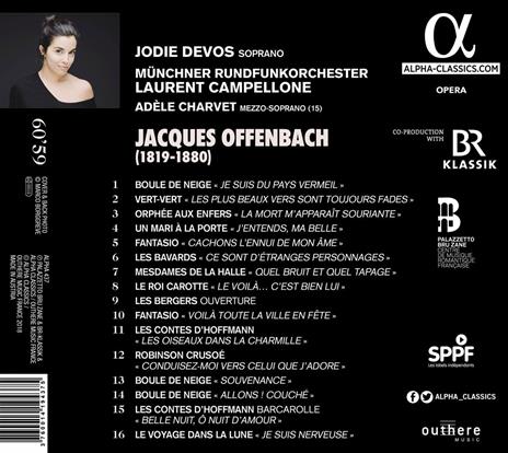 Coloratura - CD Audio di Jacques Offenbach,Radio Symphony Orchestra Monaco,Jodie Devos - 2