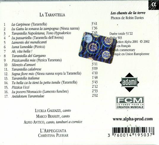La Tarantella - CD Audio - 2