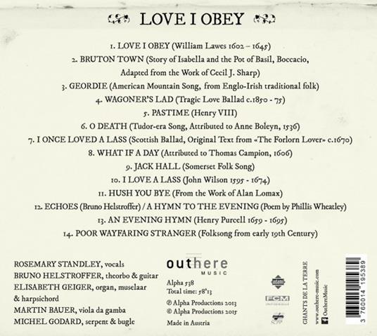 Love I Obey - CD Audio - 2