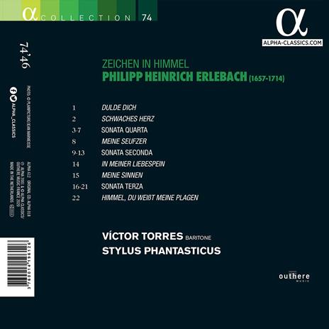 Zeichen im Himmel - CD Audio di Philipp Heinrich Erlebach,Victor Torres,Stylus Phantasticus - 2