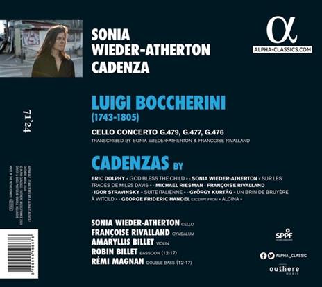 Cadenza - CD Audio di Sonia Wieder-Atherton - 2