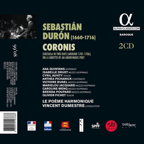 Coronis - CD Audio di Sebastian Duron,Le Poeme Harmonique - 2