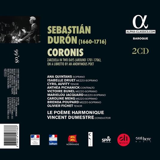 Coronis - CD Audio di Sebastian Duron,Le Poeme Harmonique - 2