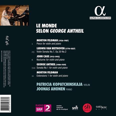 Le Monde Selon George Antheil - CD Audio di Ludwig van Beethoven,Patricia Kopatchinskaja - 2