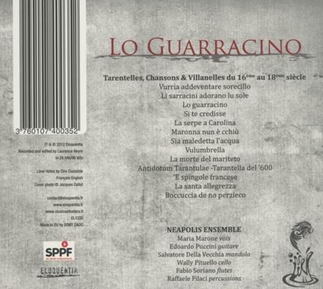 Lo Guarracino - CD Audio di Neapolis Ensemble - 2