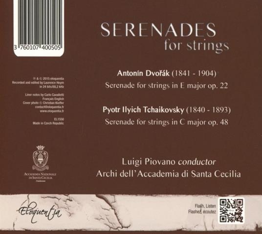 Serenate - CD Audio di Antonin Dvorak,Pyotr Ilyich Tchaikovsky - 2