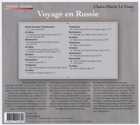 Voyage En Russie - CD Audio - 2