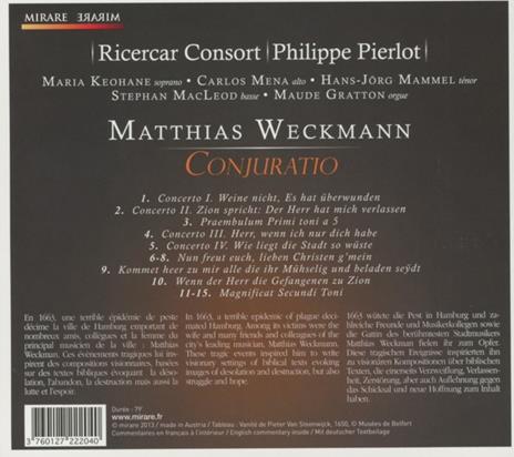Conjuratio (Digipack) - CD Audio di Matthias Weckmann,Philippe Pierlot - 2