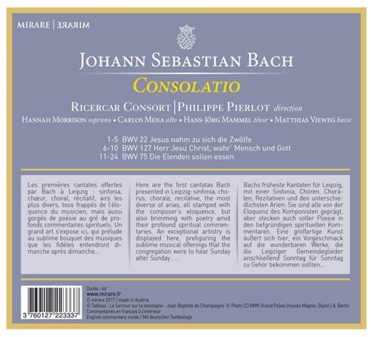 Consolatio - CD Audio di Johann Sebastian Bach - 2