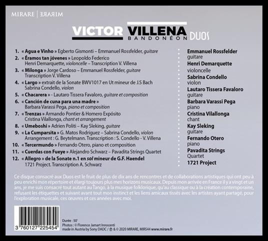 Duos - CD Audio di Victor Hugo Villena - 2
