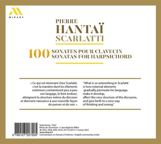 Scarlatti 100 Sonates Pour Clavecin - CD Audio di Domenico Scarlatti,Pierre Hantai - 2