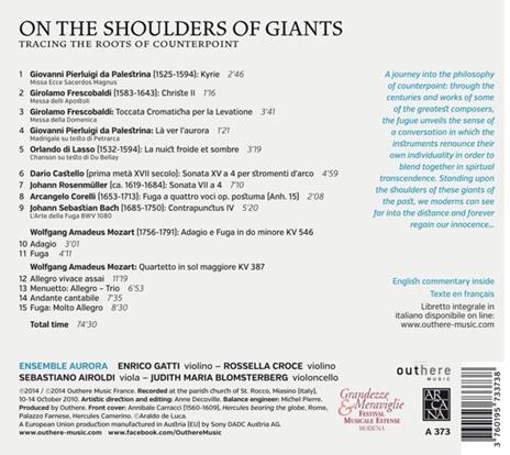 On the Shoulders of Giants - CD Audio di Enrico Gatti - 2