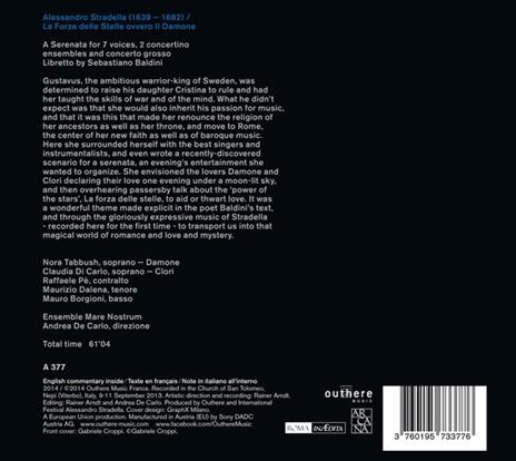 La forza delle stelle - CD Audio di Alessandro Stradella,Andrea De Carlo,Ensemble Mare Nostrum - 2
