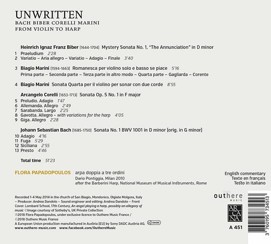 Dal violino all'arpa - CD Audio di Johann Sebastian Bach - 2