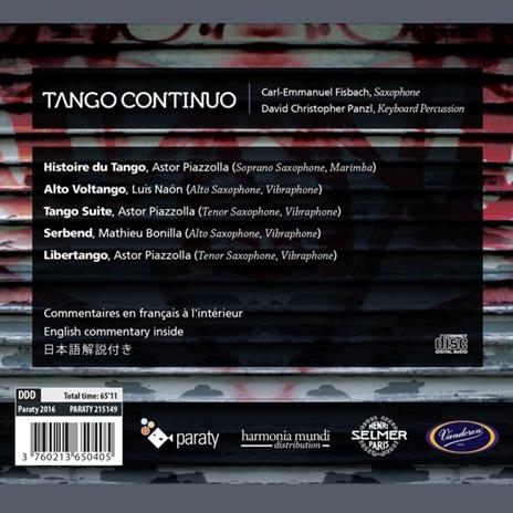 Tango Continuo - CD Audio - 2