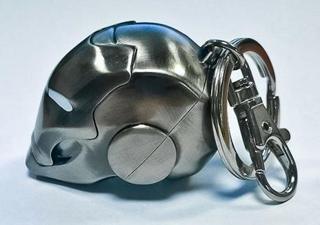 Semic Porte-Cles Iron Man Casque Chrome - 3