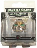 Warhammer 40K Gold Mkvii Helmet Kchain