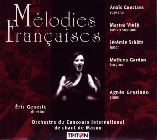 Eric Geneste / Anais Constans - Melodies Francaises - CD Audio