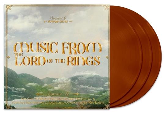 The Lord Of The Rings Trilogy (Colonna Sonora) - Brown Coloured Vinyl - Vinile LP di City of Prague Philharmonic Orchestra