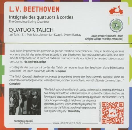 Quartetti per archi - CD Audio di Ludwig van Beethoven - 2