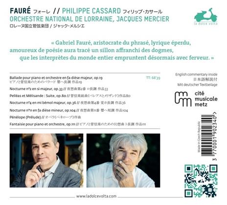 Ballade - Nocturnes - CD Audio di Philippe Cassard - 2