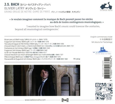 Bach to the Future - CD Audio di Olivier Latry - 2