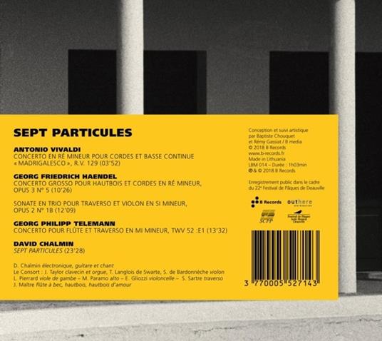Sept Particules - CD Audio di David Chalmin - 2