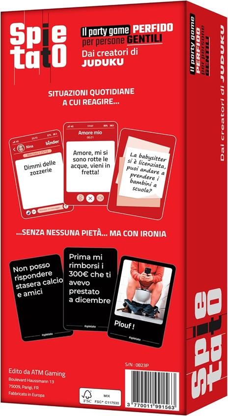 Spietato - Base. Gioco da tavolo - 2