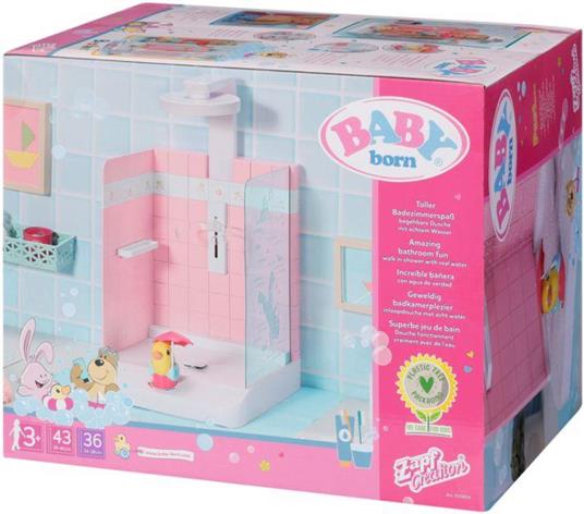 BABY born Bath Walk in Shower Bagno per bambola - 9