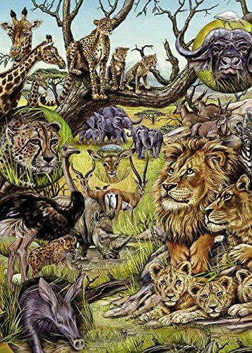 Puzzle 1000 pezzi Flora e Fauna. Savannah - 3