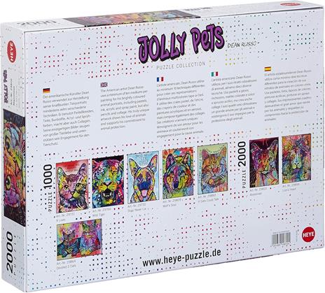 Puzzle 2000 pz - Abyssinian, Jolly Pets - 3