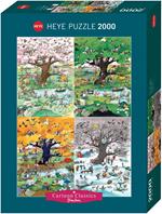 Puzzle 2000 pz - 4 Seasons, Cartoon Classics