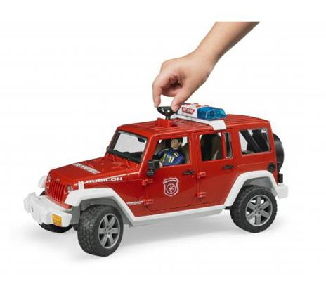 Jeep Wrangler Unlimited Rubicon Pompieri Luci Suoni E Pompiere - 6