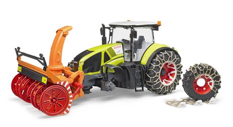 Claas Trattore Axion 950 con Catene e Fresa Neve - 4