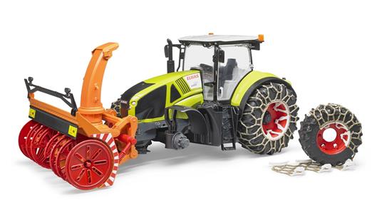 Claas Trattore Axion 950 con Catene e Fresa Neve - 4
