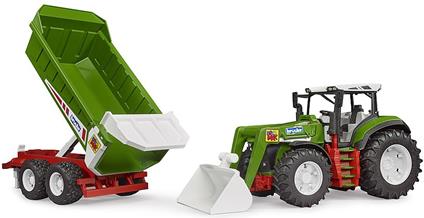 Trattore con pala frontale e rimorchio ribaltabile ROADMAX 03452