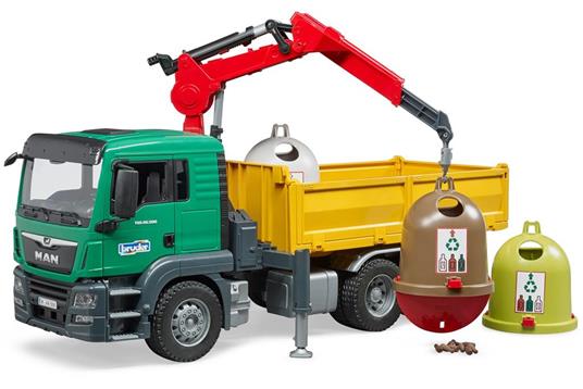 Man Tgs Camion Ribaltabile Con Campane Raccolta Vetro E Bottiglie